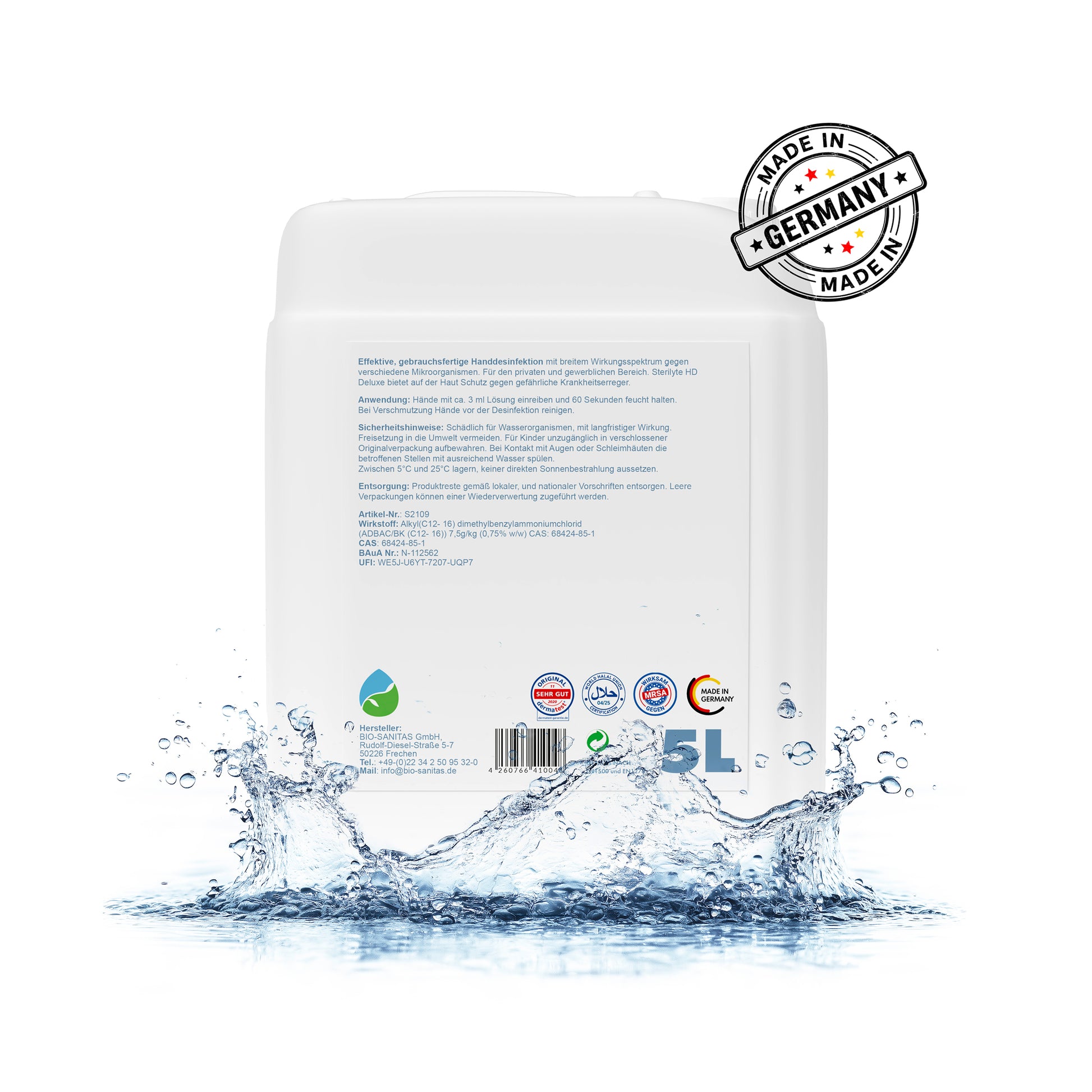 STERILYTE© Hand-Desinfektion Aloe Vera