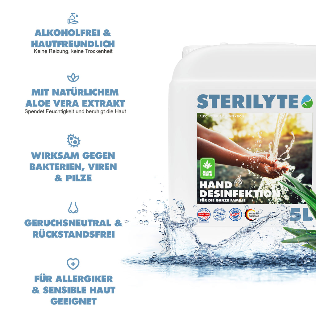 STERILYTE© Hand-Desinfektion Aloe Vera