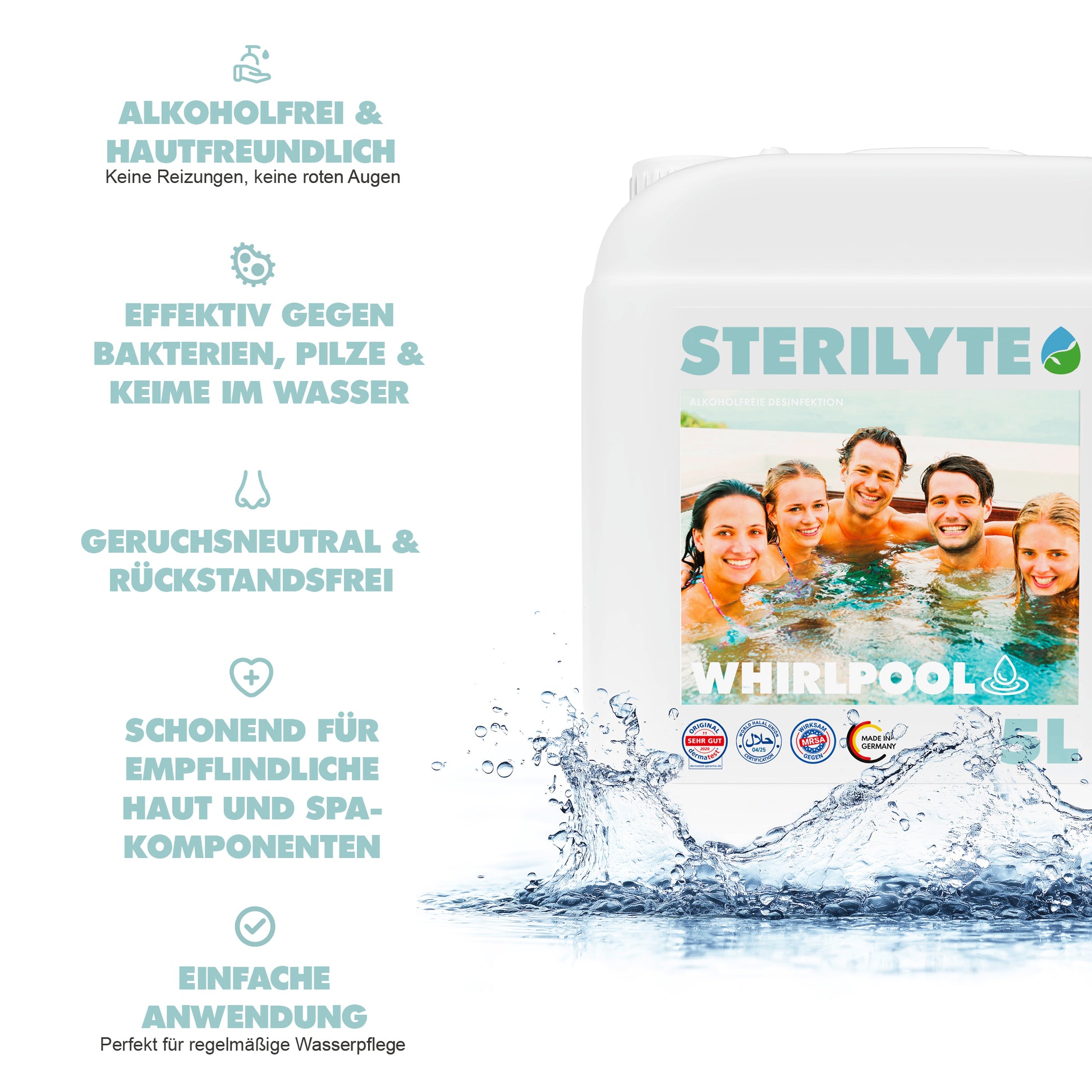 STERILYTE© Whirlpool-Desinfektion
